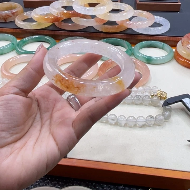 纯铜硅胶56纯天然手镯