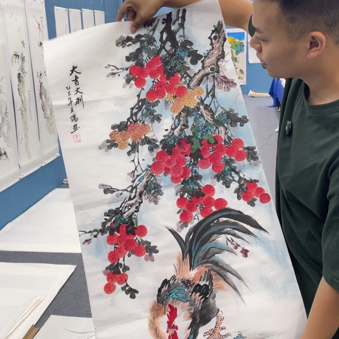 国画手绘国画欣赏一下