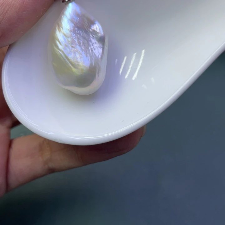 淡水珍珠吊坠(不含链)合金往**海