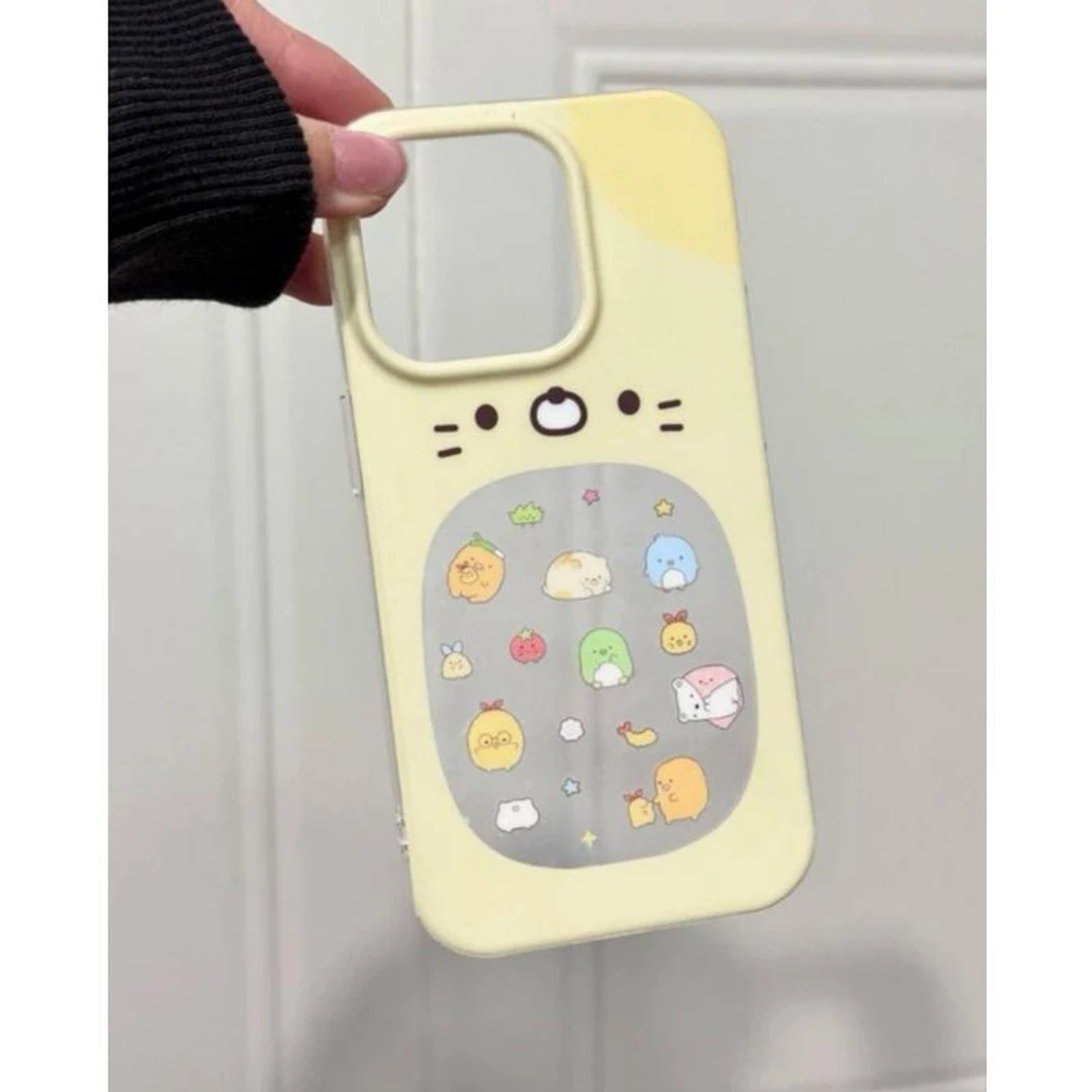 欧克里里大嘴猫小动物适用苹果16promax手机壳华为vivo小米15oppo