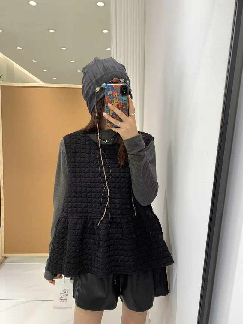 可米 新款 气质时尚设计师休闲百搭韩系两件套 9133（衣长61