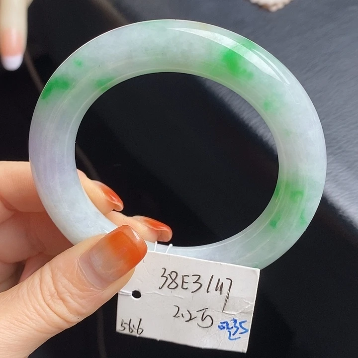 未镶嵌手镯翡翠56+圆条72