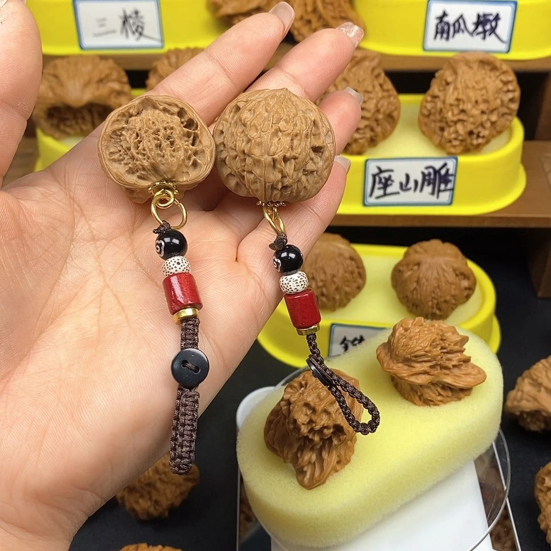 核桃挂件 文玩/木作/... 文玩把件