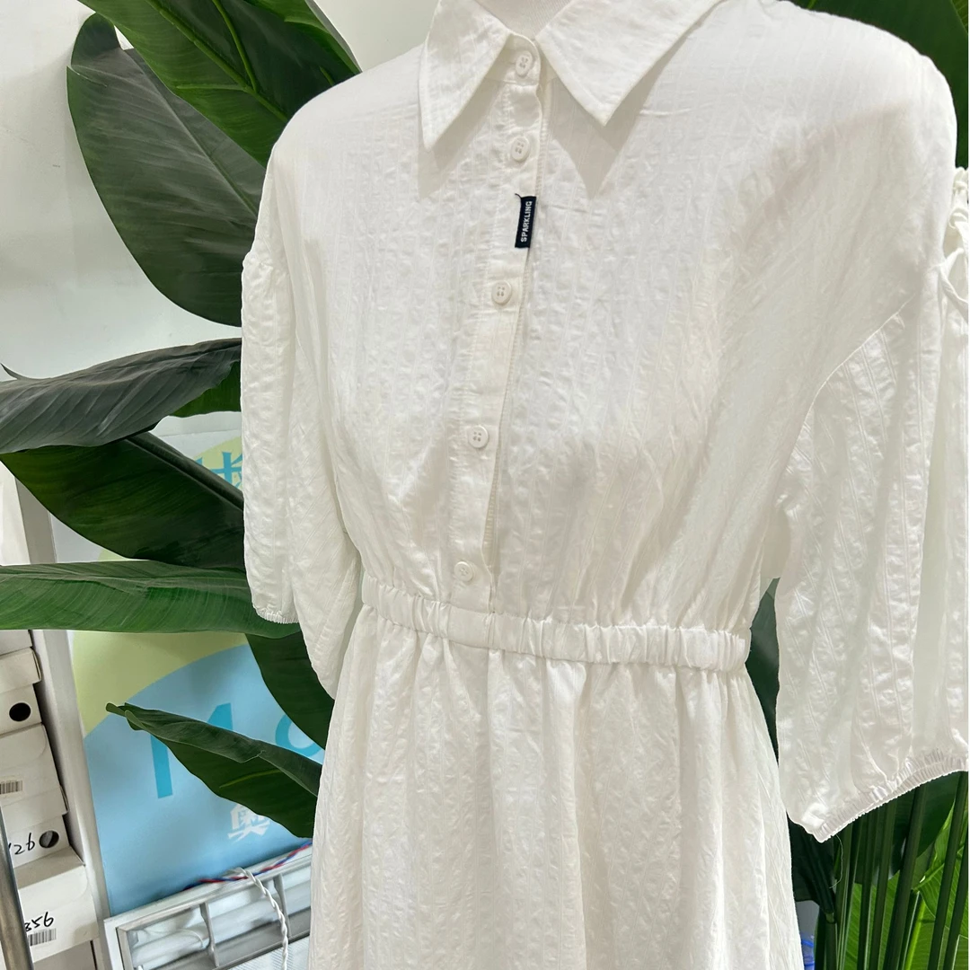 【1332】时尚衬衫式连衣裙