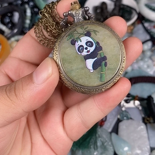 翡翠未镶嵌颈饰天然翡翠