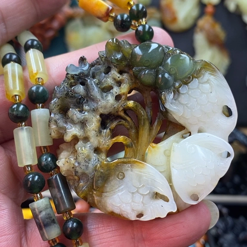 【闪购商品】蛇纹石玉吊坠未镶嵌