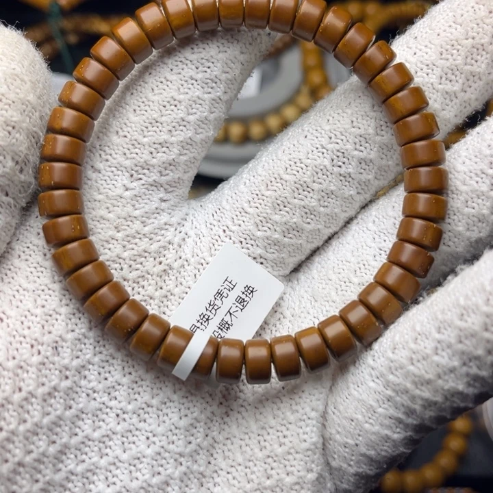 国***国手串紫金鼠纯肉鼠尖纯色药片毕业货8尺精工暴力归圆