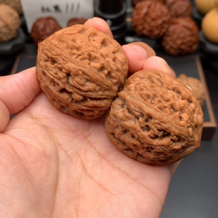 把件文玩核桃40球体水龙纹有修