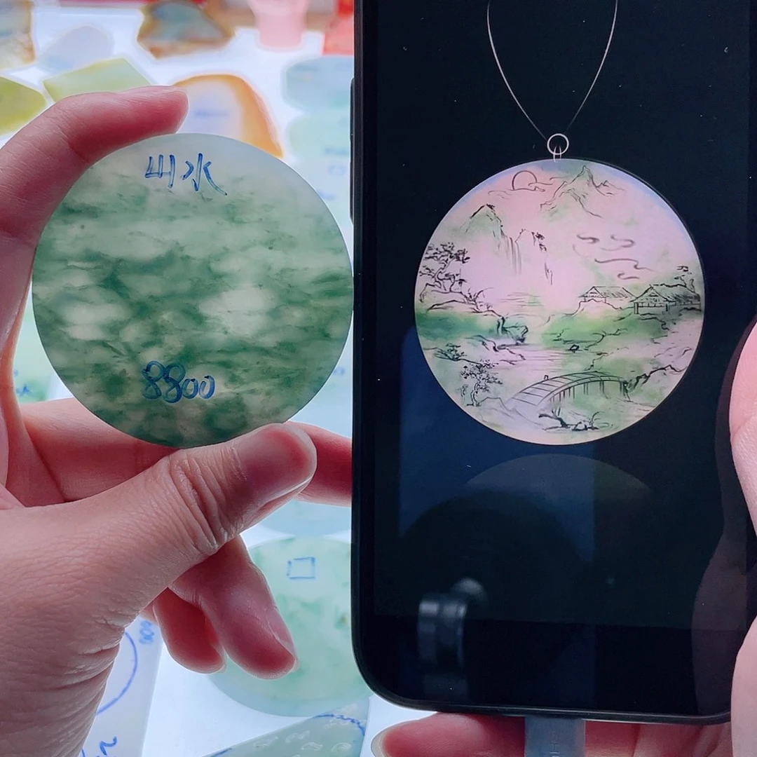 定制翡翠未镶嵌天然翡翠包工