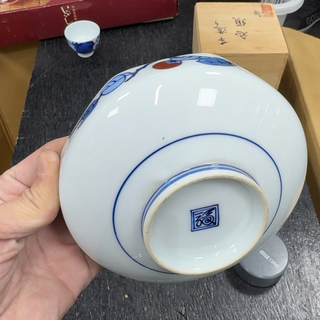 陶瓷日本中古工艺品摆件