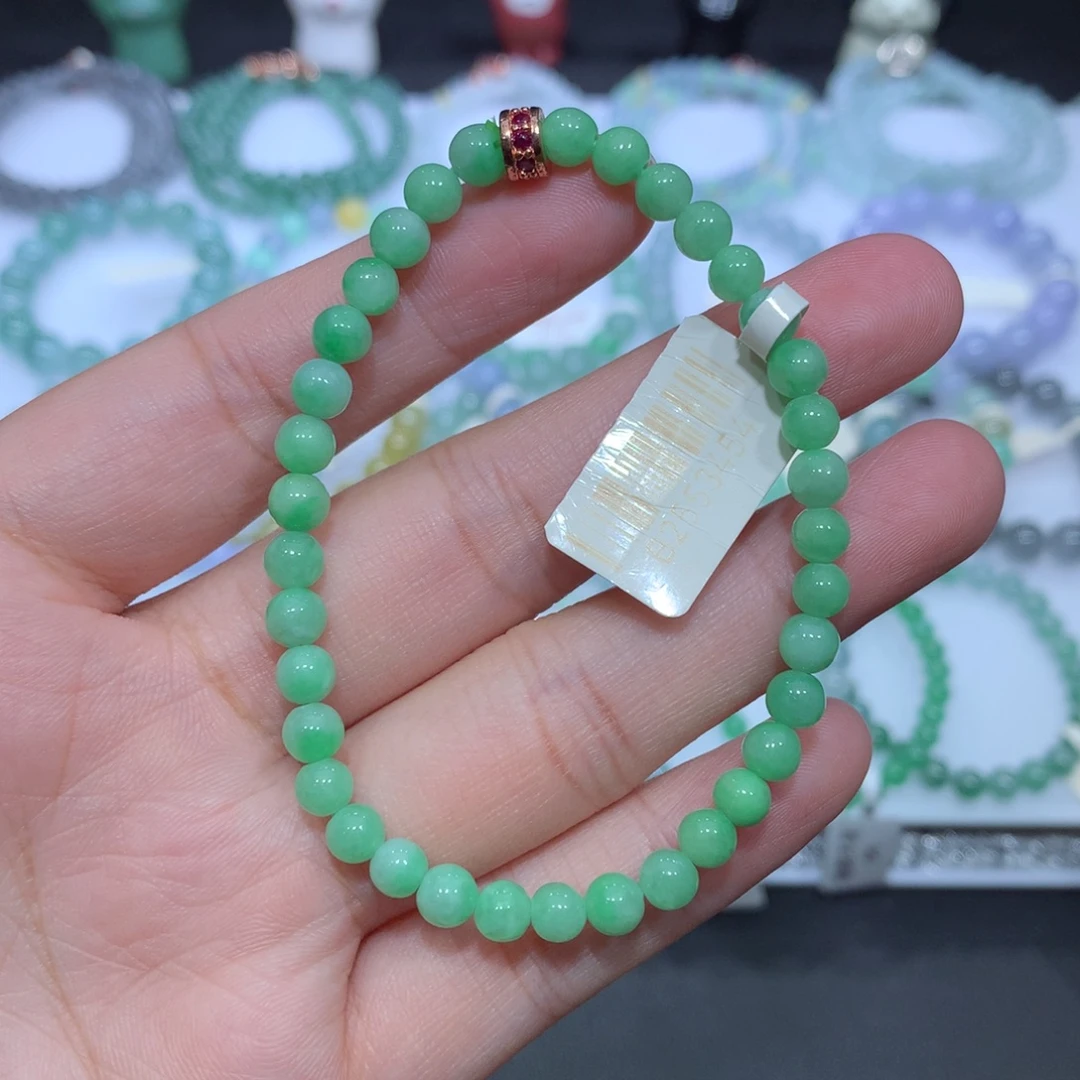 翡翠未镶嵌手串天然