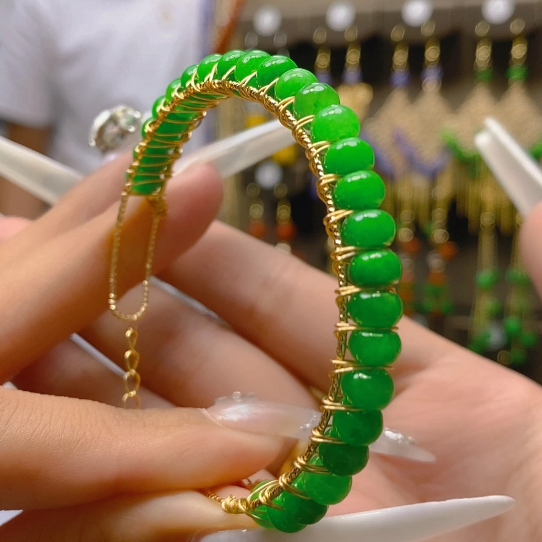 翡翠合金耳饰翡翠