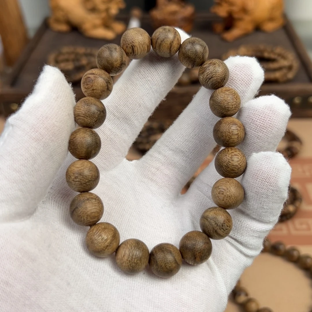 沉香碎屑沉香文莱1.1cm单圈12克