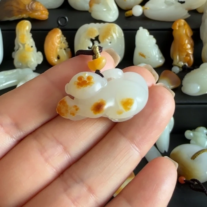 和田玉颈饰未镶嵌意*