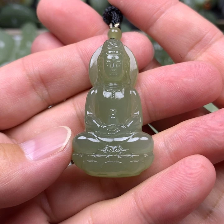 和田玉未镶嵌挂件1****过