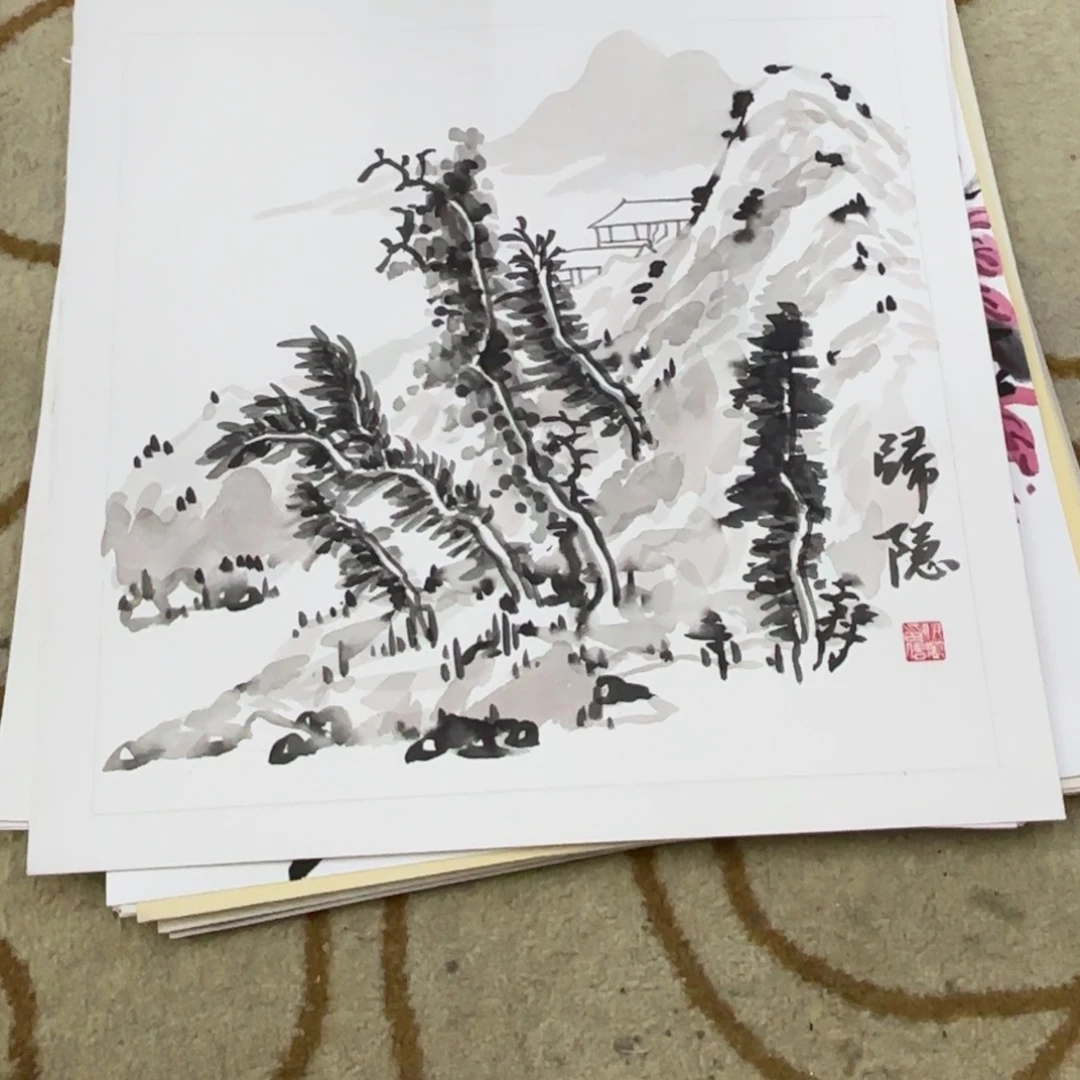 国画国画老师作品刘