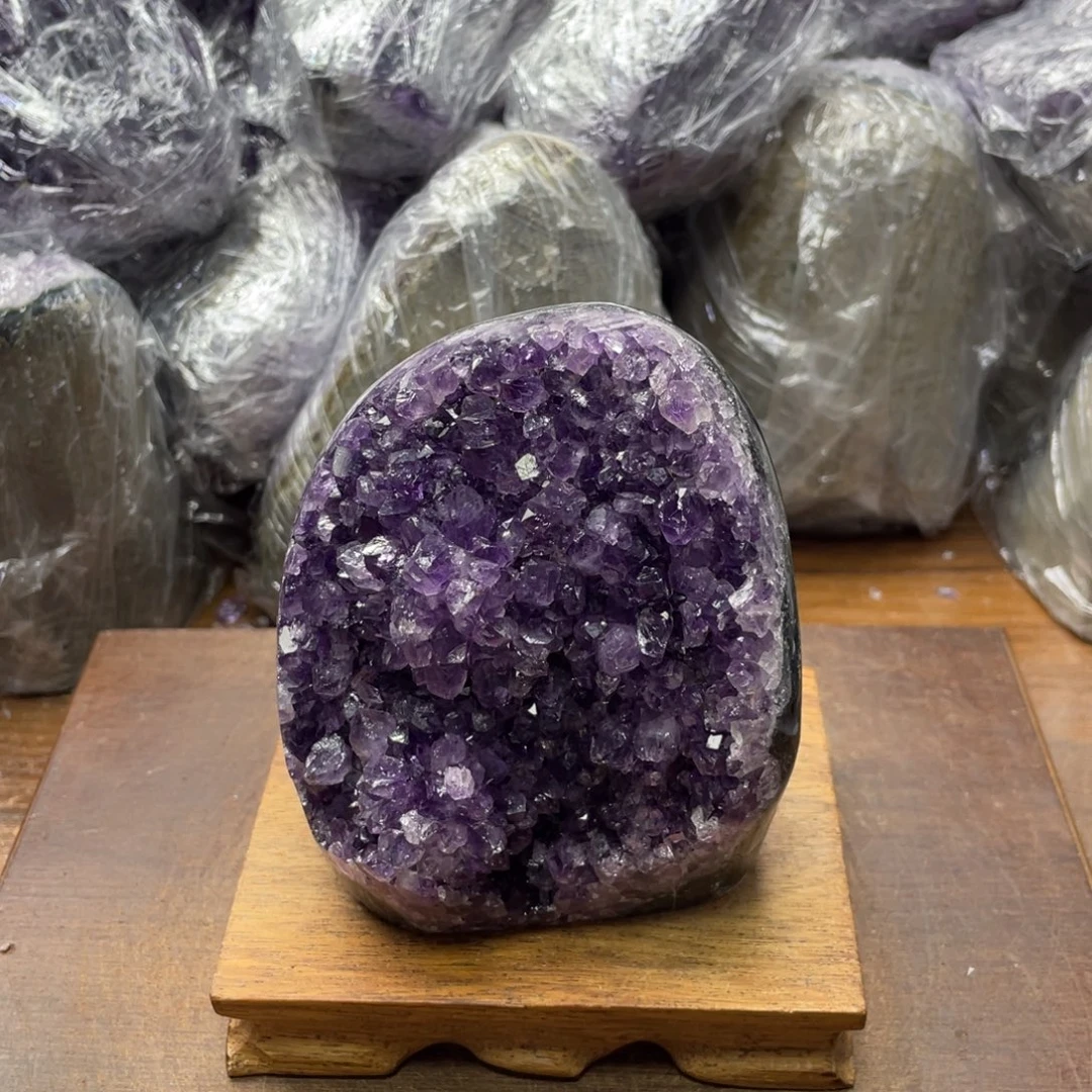 摆件紫晶未镶嵌紫晶