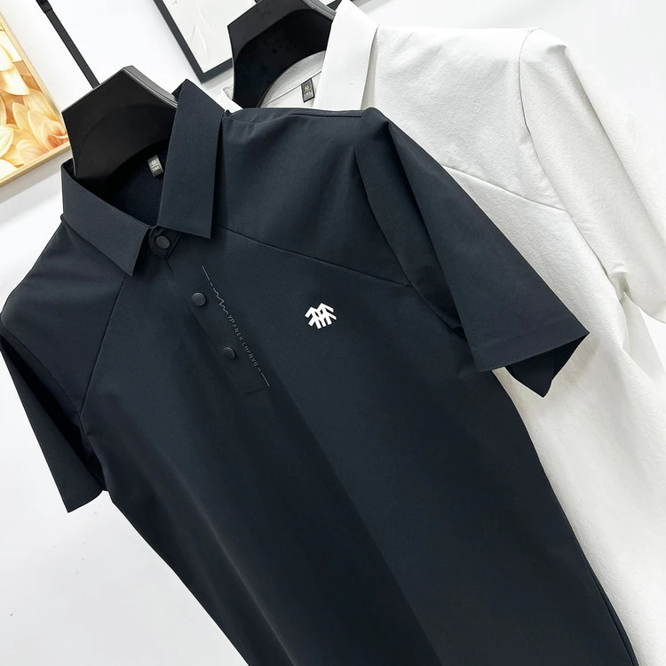 奥特莱斯撤柜丨专柜正品夏季冰丝弹力速干短袖T恤POLO衫潮树上衣