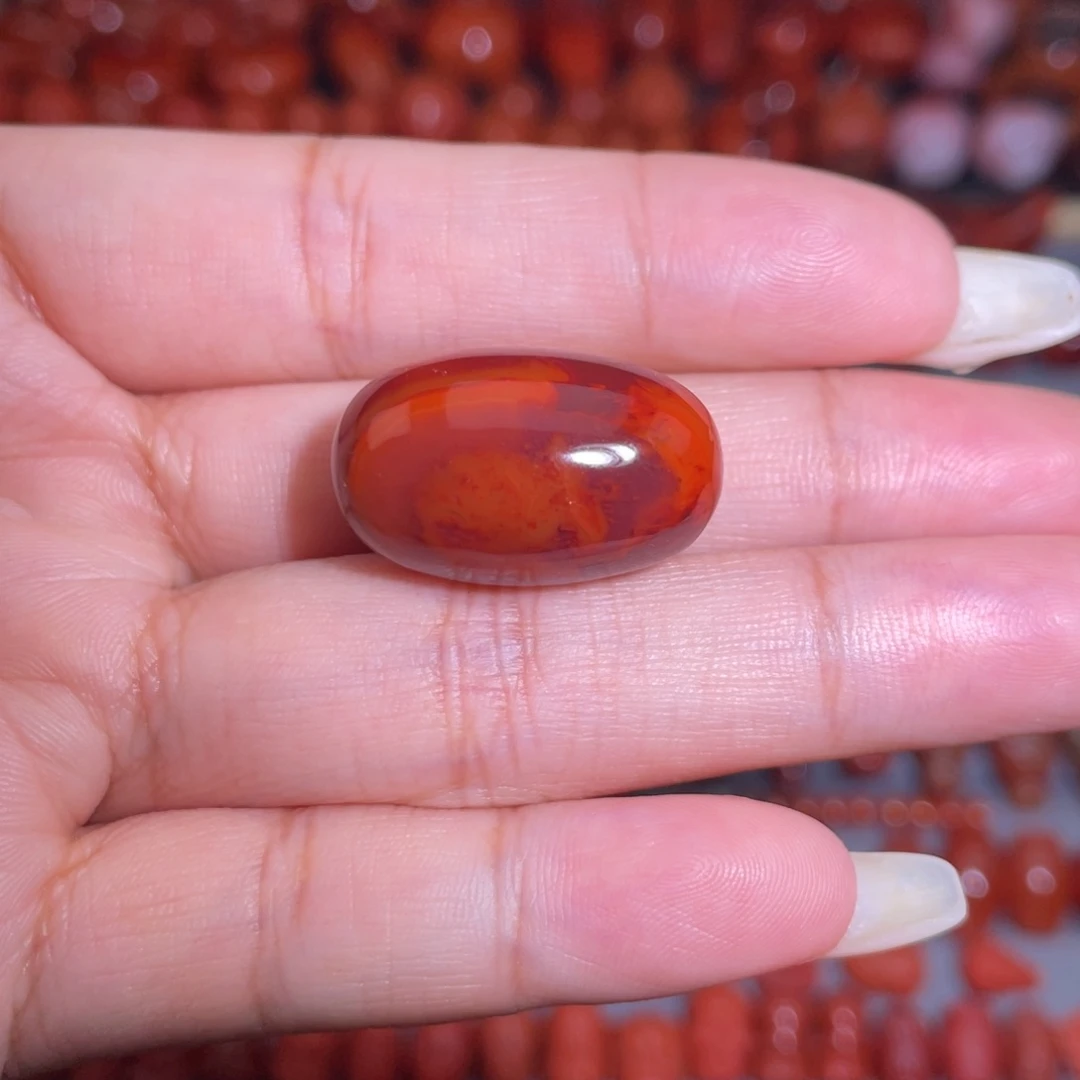南红玛瑙未镶嵌瓦西栆珠