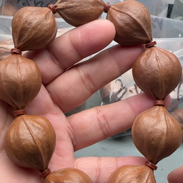 橄榄核手串橄榄核原皮铁核四花2.6