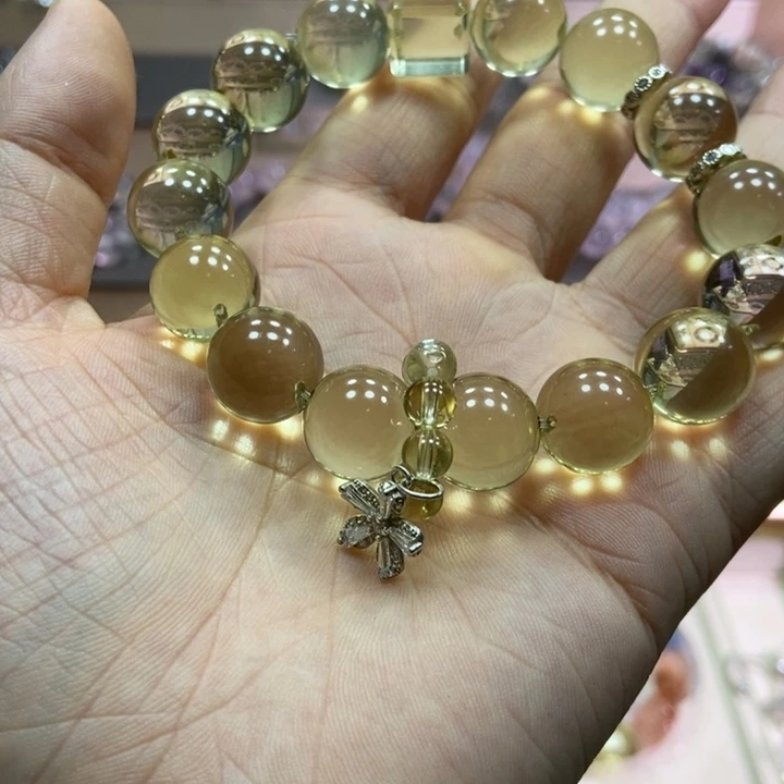 未镶嵌手链水晶13黄