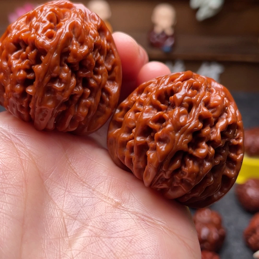 文玩核桃吊坠文玩核桃 手把件 四座楼 43