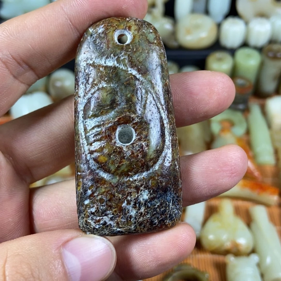 吊坠(不含链)未镶嵌和田玉煜*