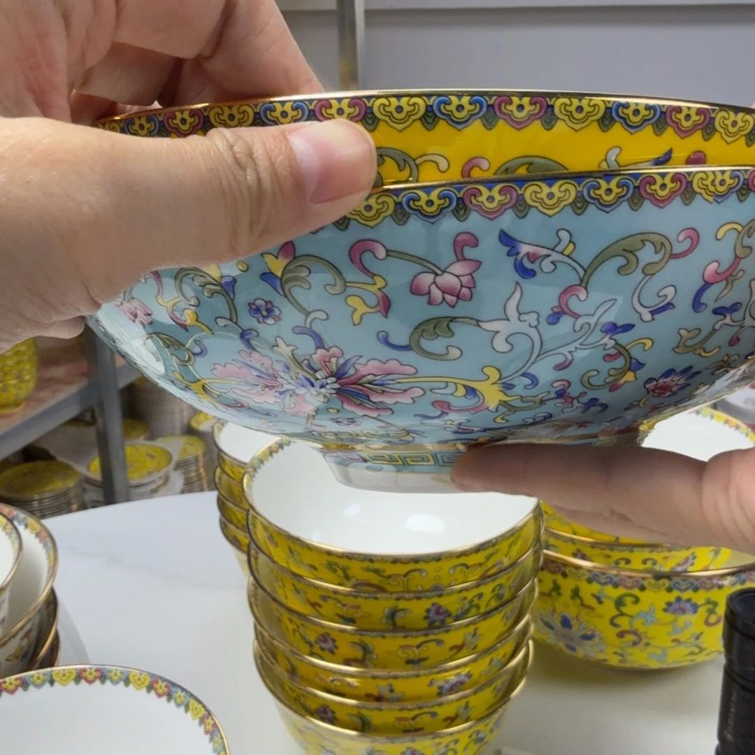 景德镇珐琅彩餐具