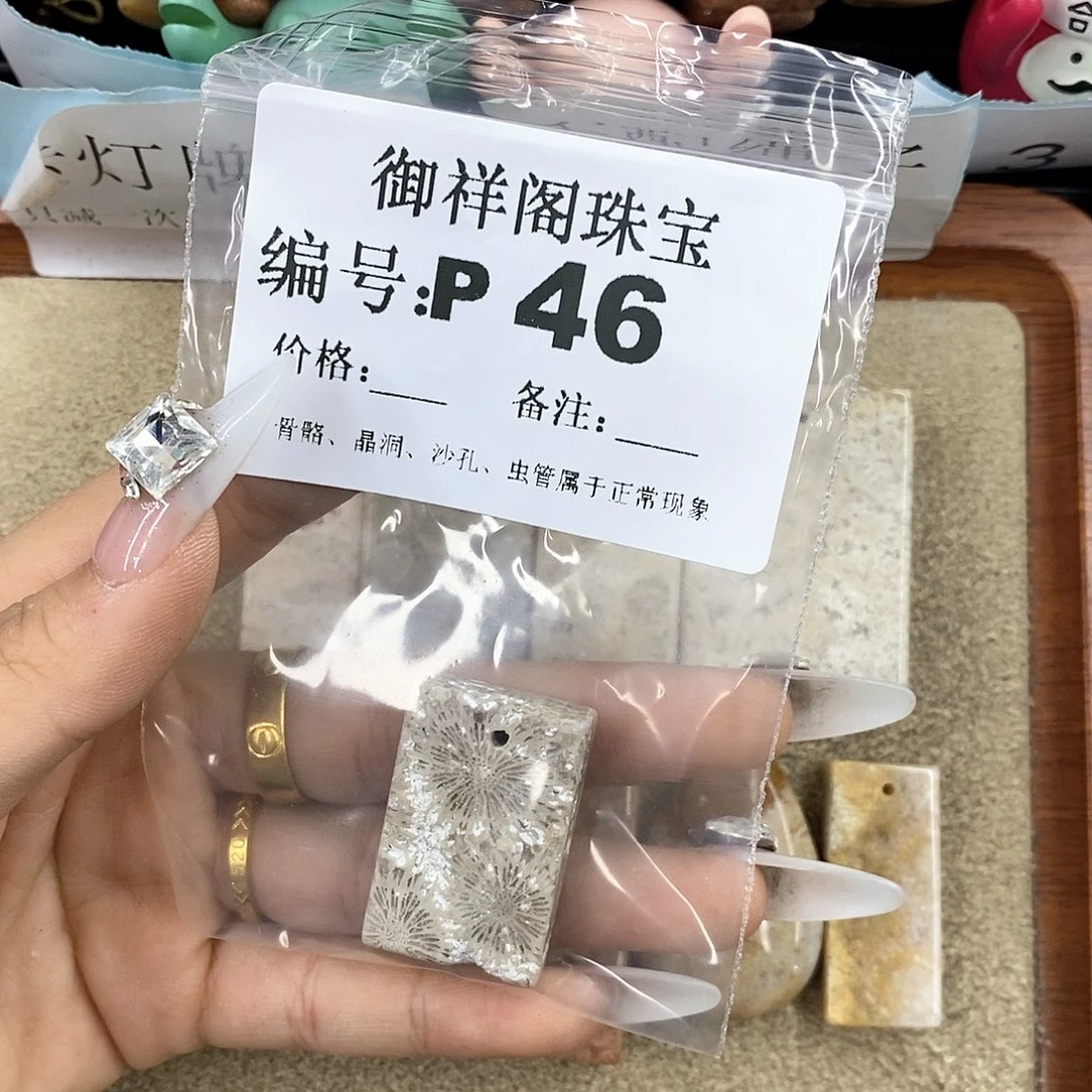 硅化珊瑚（珊瑚玉）z未镶嵌晚***意