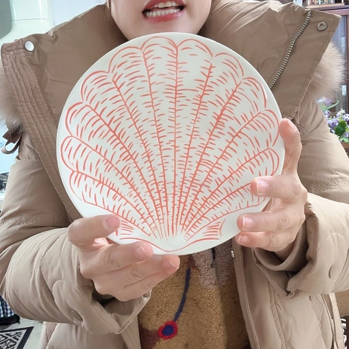 外贸贝壳餐盘微瑕