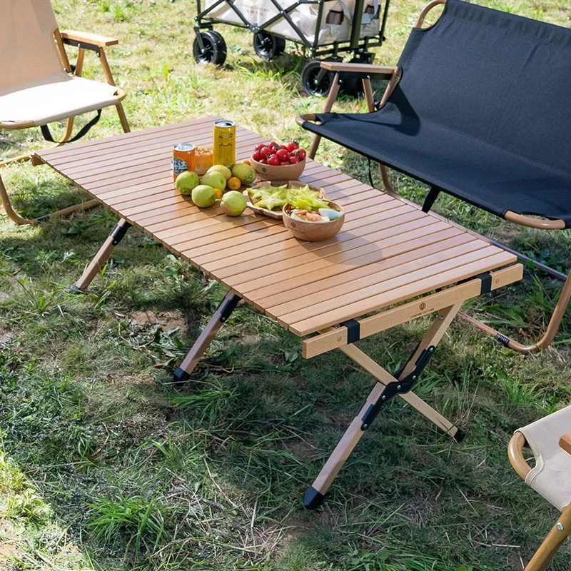 桌椅桌铝合金桌子旅行郊游组合蛋卷露营现货户外折叠桌野营便携