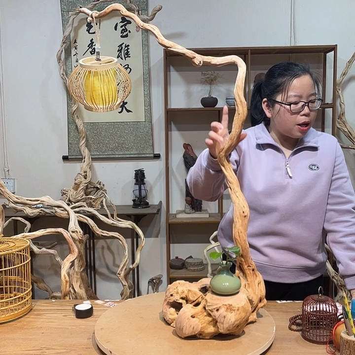 木杜鹃根根艺摆件8