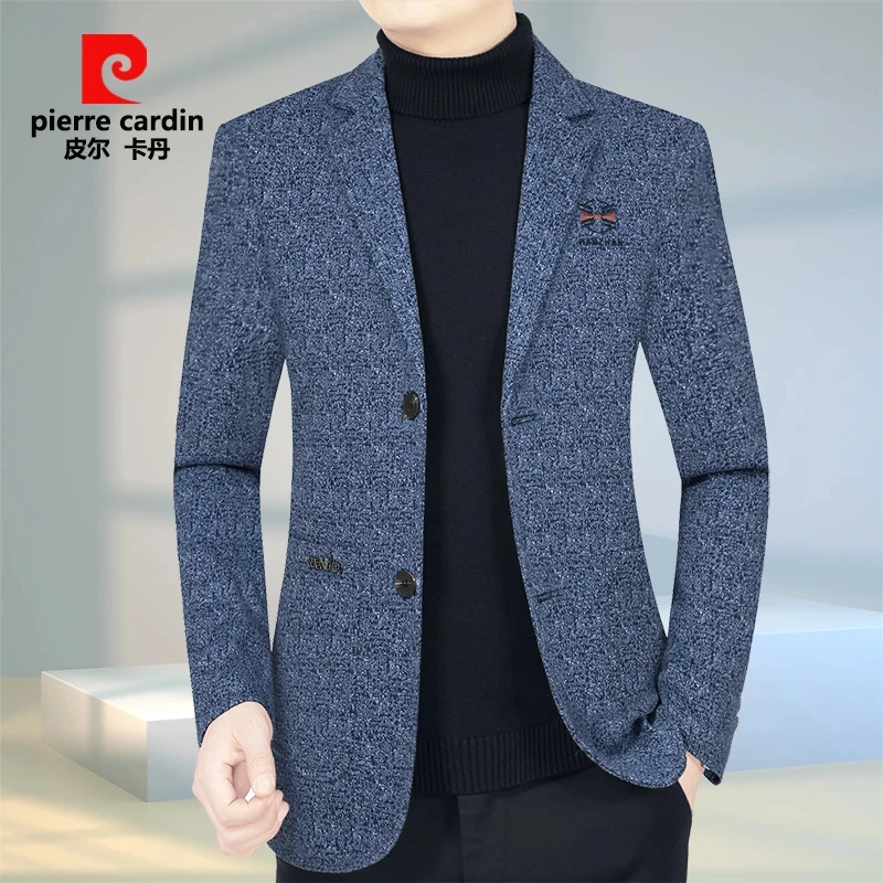 皮尔卡丹【休闲帅气薄款西服】春秋季外套男2025新款单件西装男