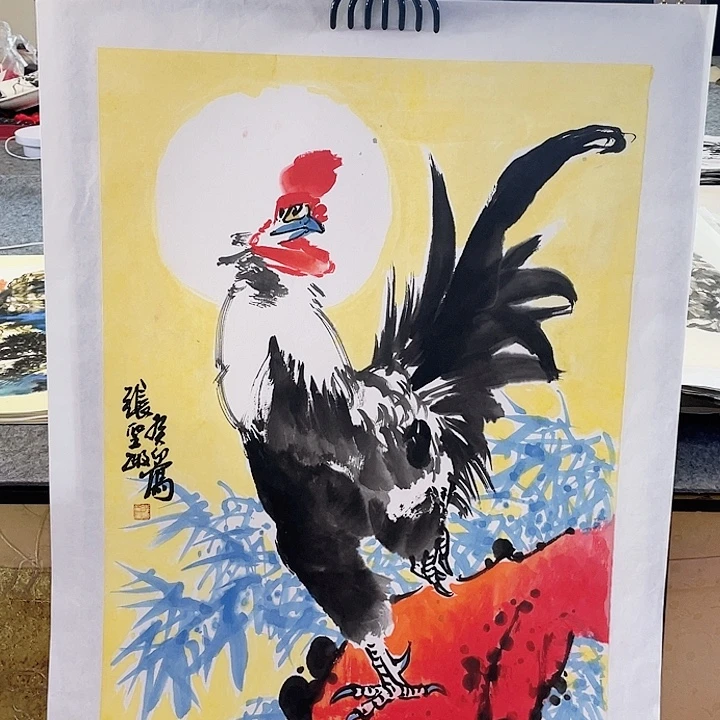 国画张圣敏先生纯手绘作品
