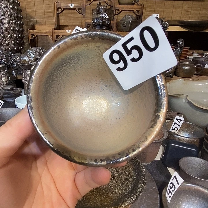 高温柴烧陶泥主人杯