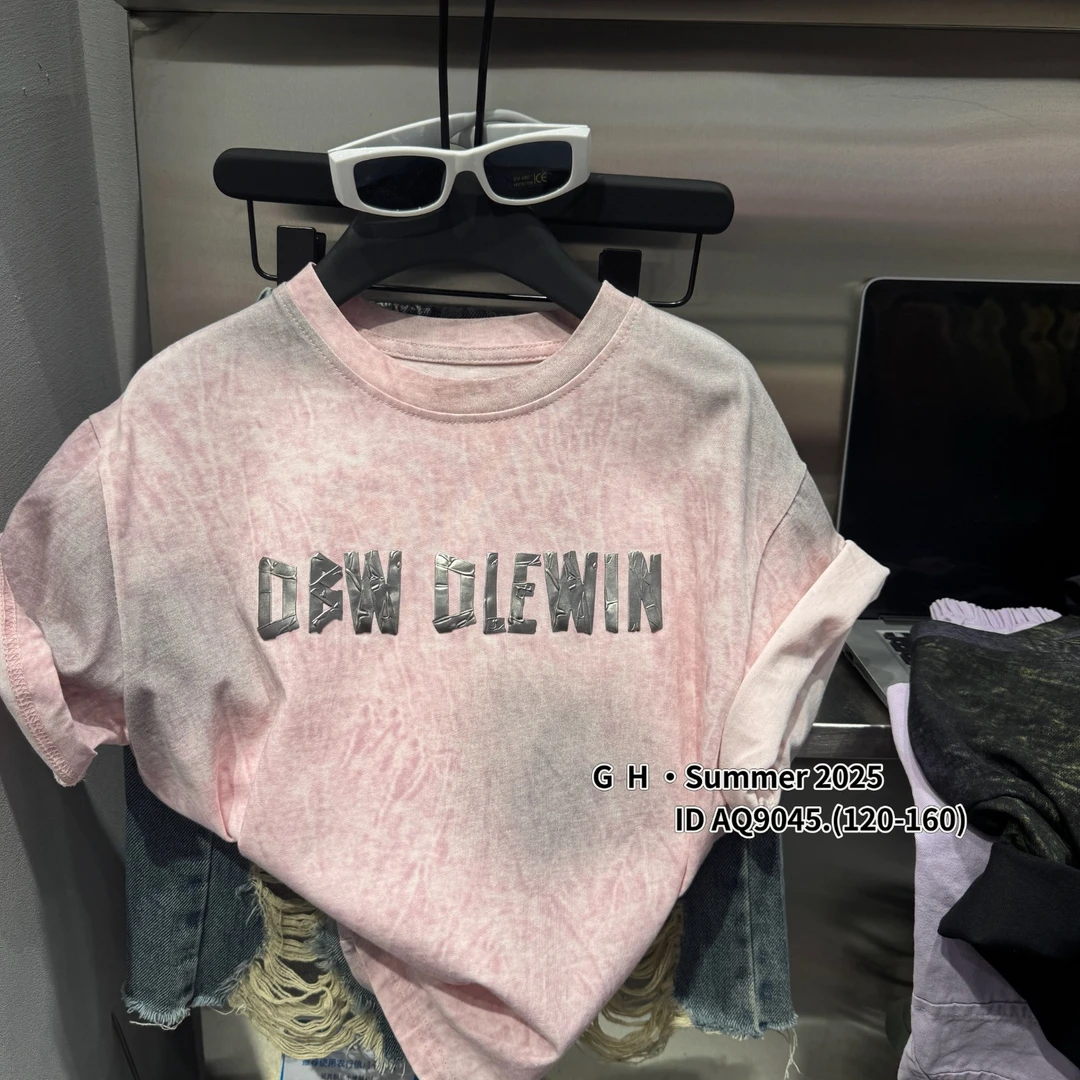 505533 韩版男童女童舒适时尚洋气百搭日常短袖