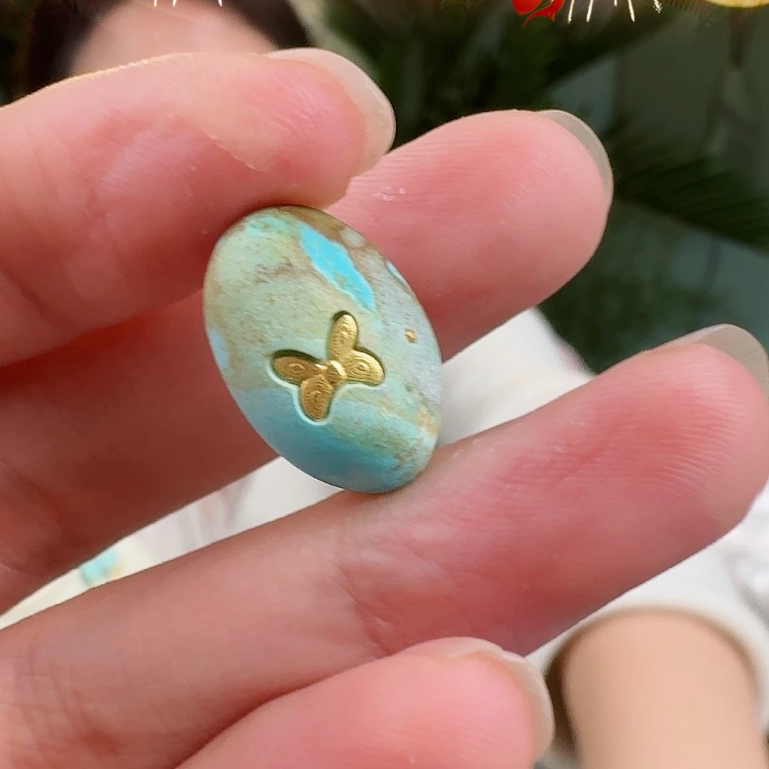 绿松石珠宝奇石未镶嵌