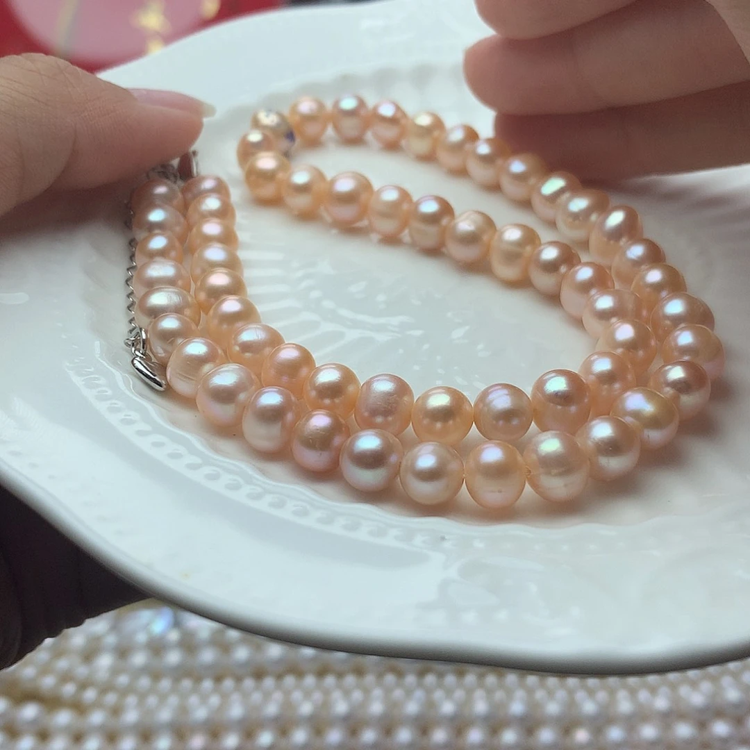 未镶嵌淡水珍珠7-8w36项链