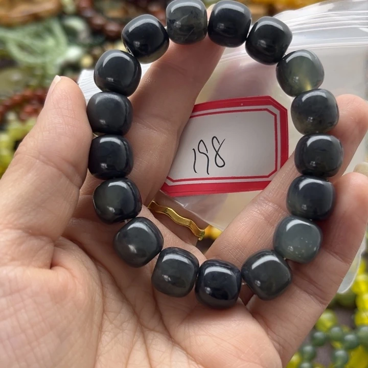 蛇纹石玉未镶嵌手链