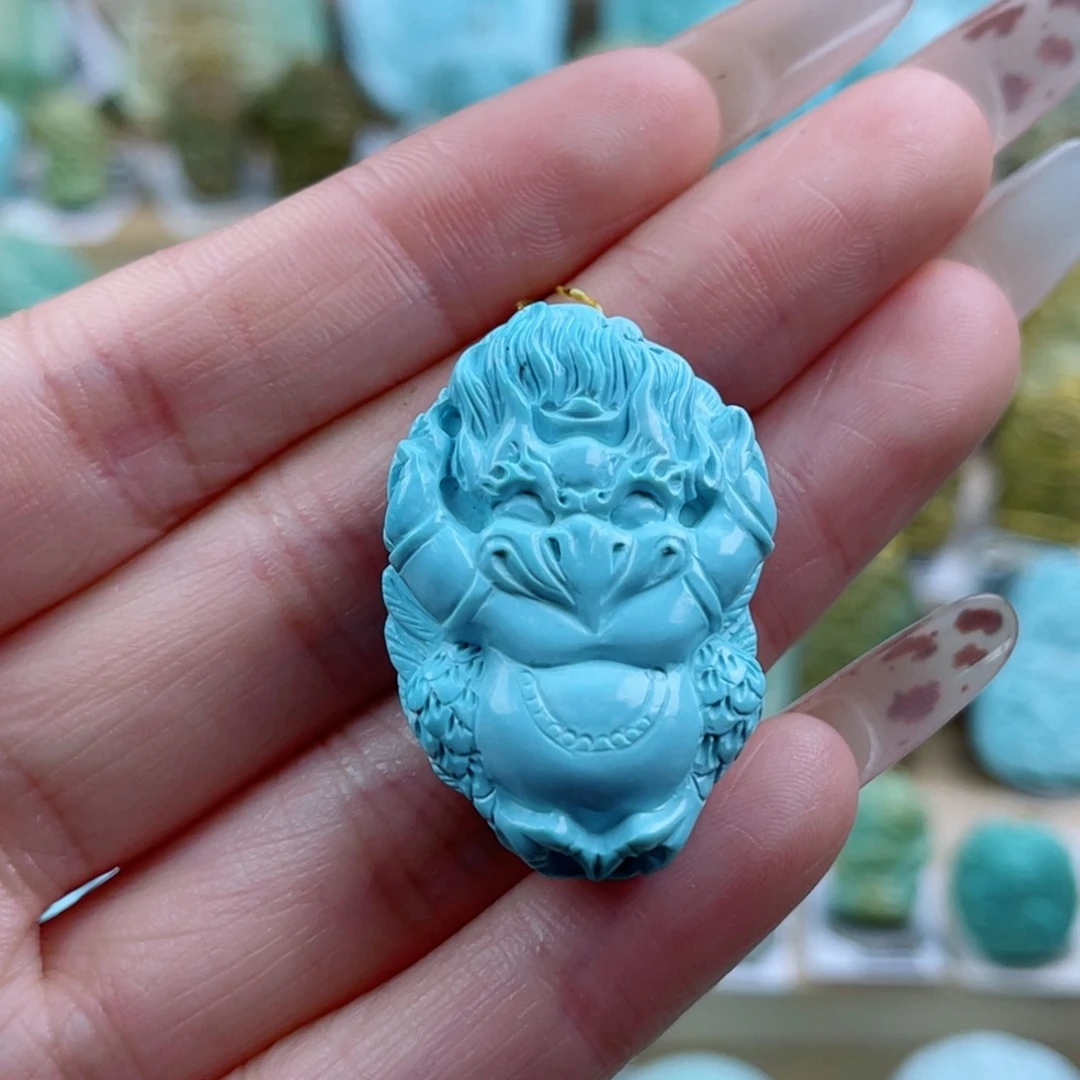 绿松石未镶嵌珠宝奇石