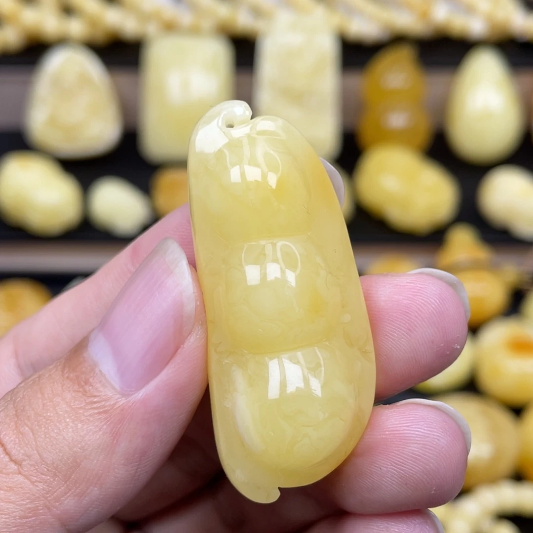 琥珀未镶嵌裸石琥珀蜜蜡