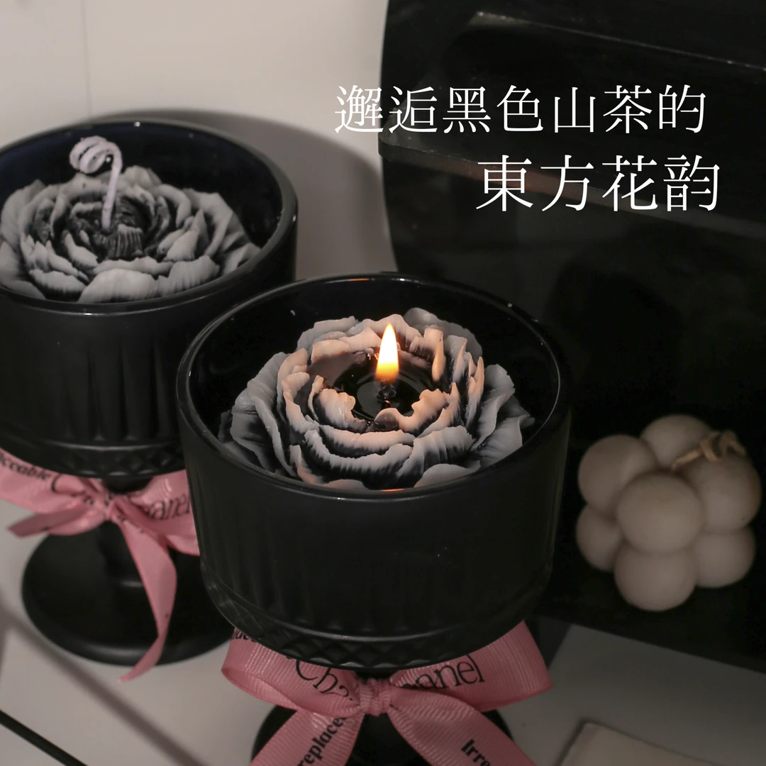 山茶花香薰蜡烛礼盒新年送给女朋友的小众高级感生日礼物女生闺蜜