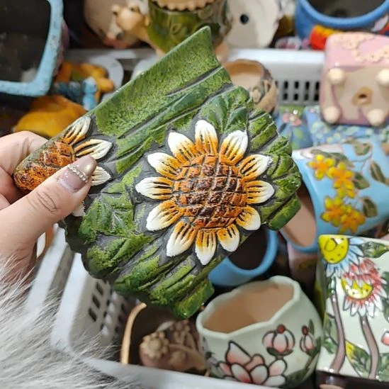 当场凑满15发货，不凑不发，花盆盆口不方不圆有针孔黑点矿点是正常