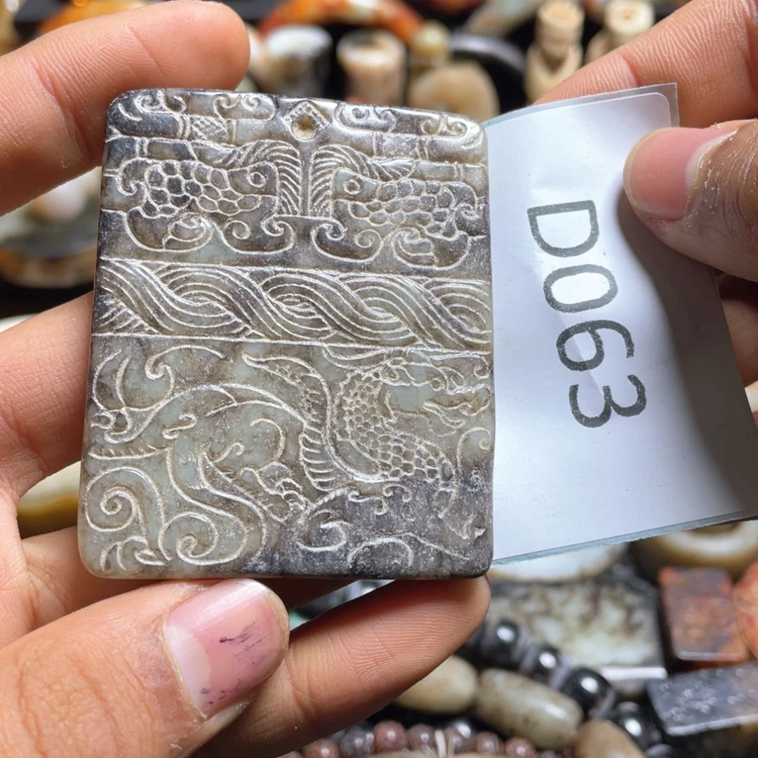 和田玉（糖玉）挂件未镶嵌