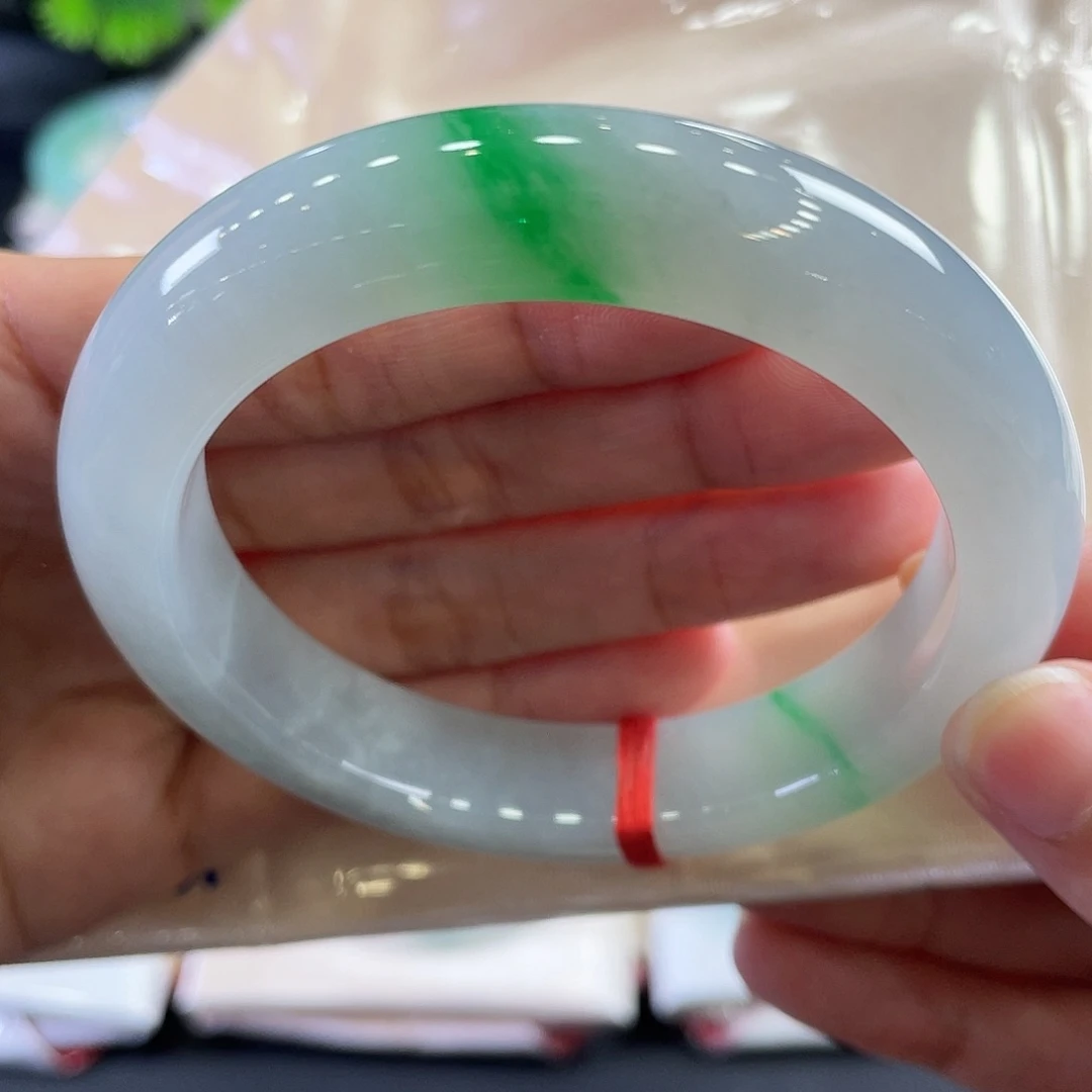 未镶嵌手镯翡翠34号正圈