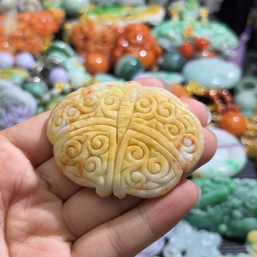 颈饰未镶嵌翡翠待编织