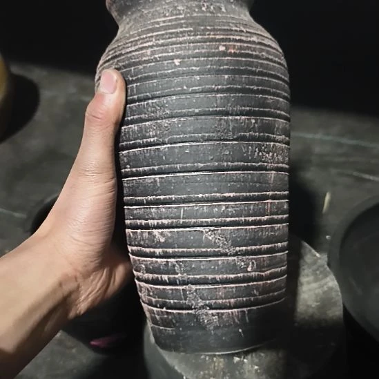 复古红褐色口径10高度23默认无孔[需要打孔自行备注]