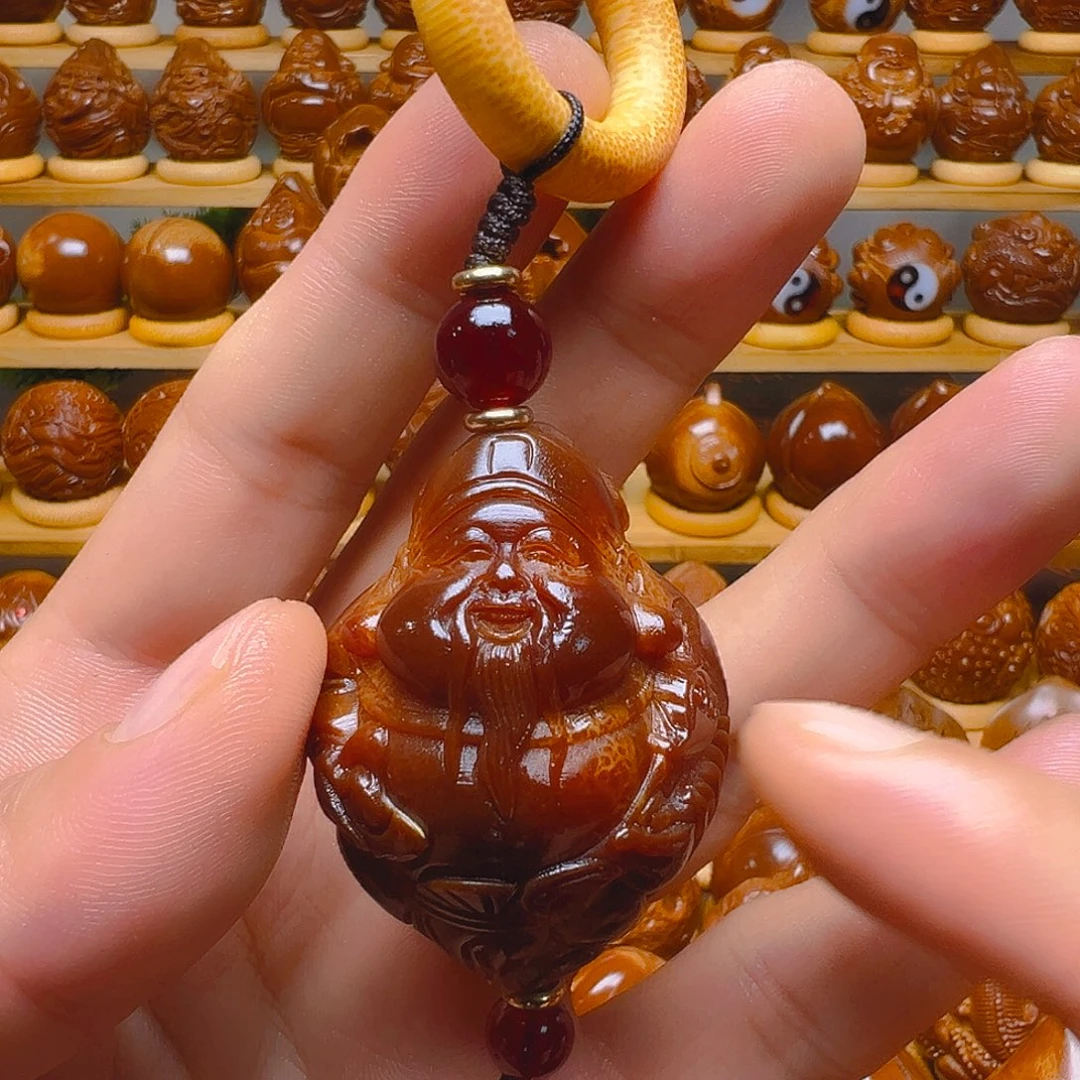 尓***天手串/手链橄榄核官帽财神一刻