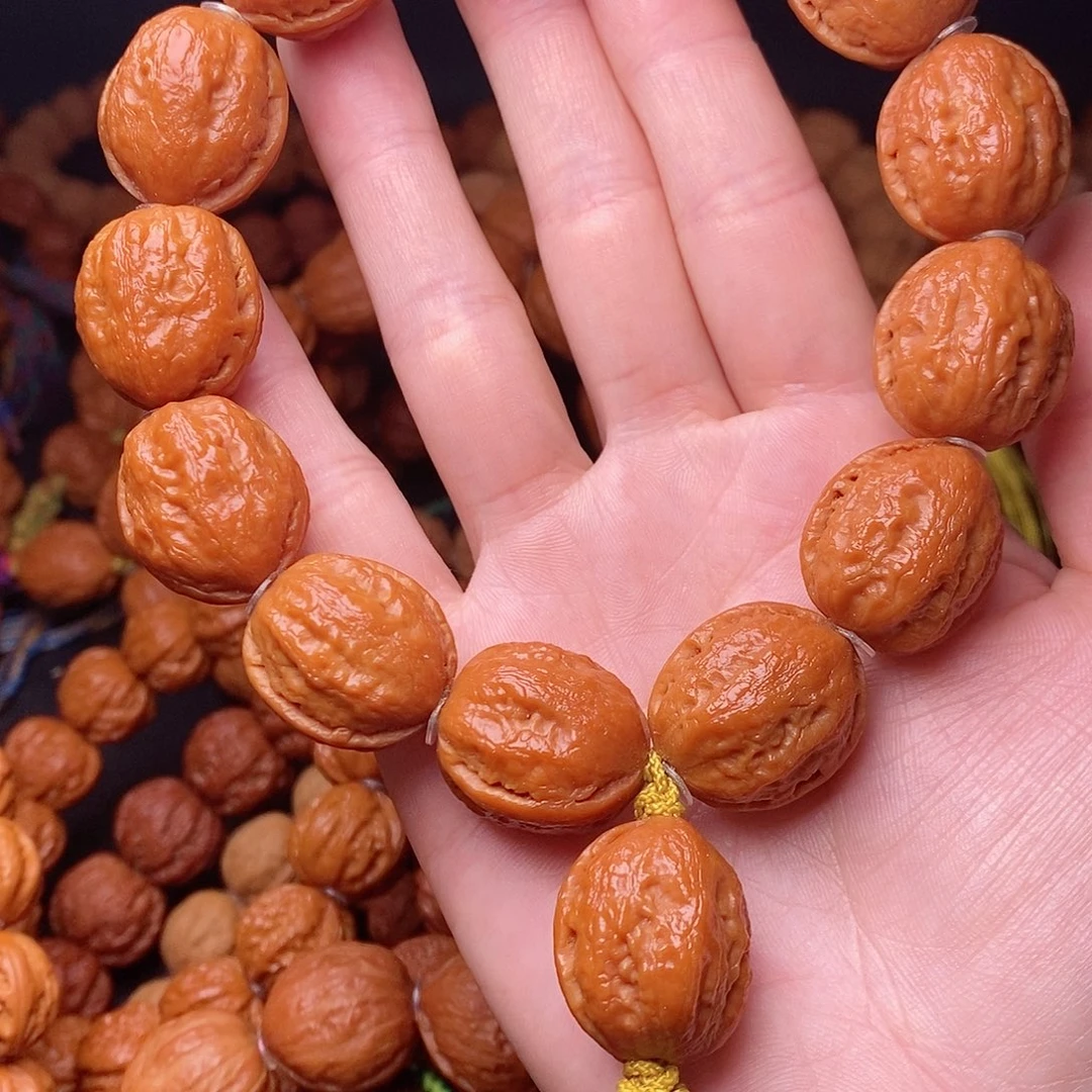 【闪购商品】文玩核桃吊坠k***酱富甲21