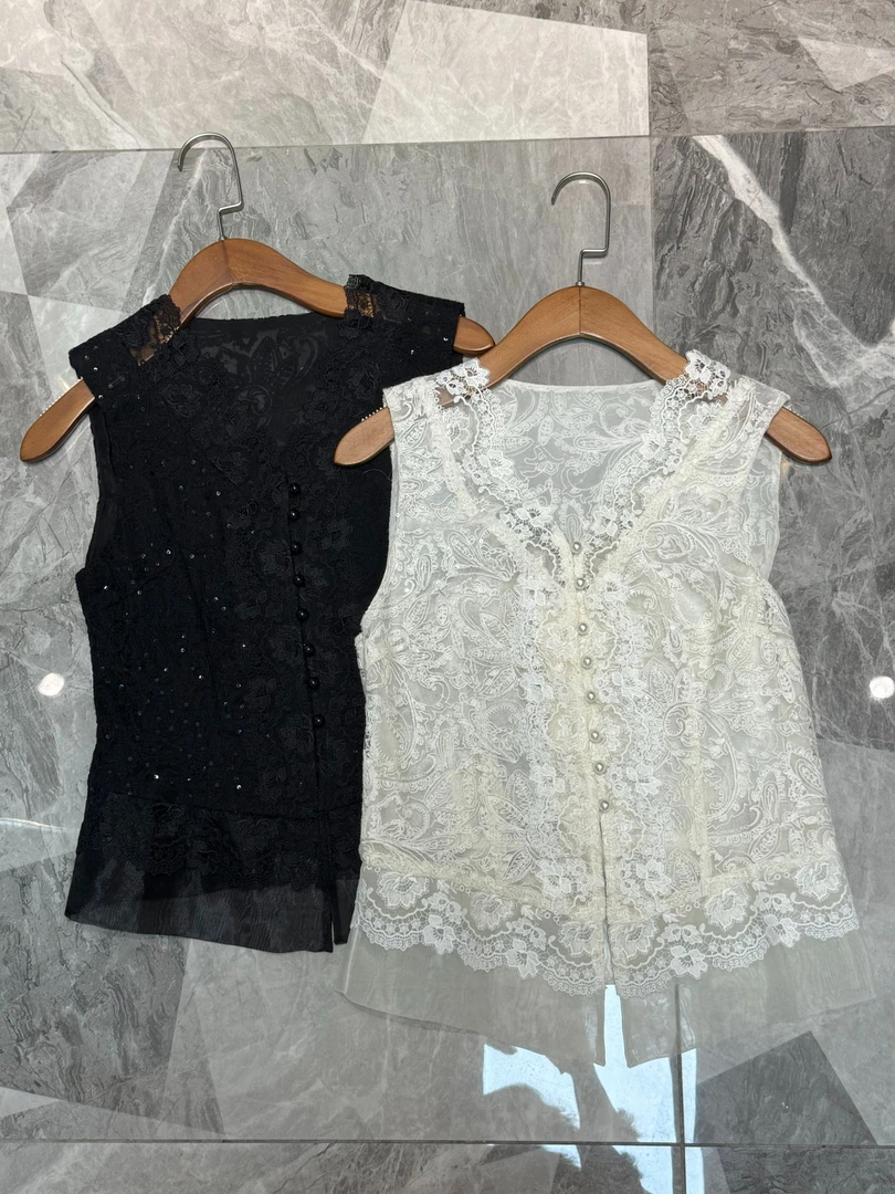 【尚羽专属】蕾丝重工绣花亮片织绣187A